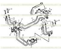 Гидравлический трубопровод (бак → цилиндр подъема) Гидравлический трубопровод (бак → цилиндр подъема)